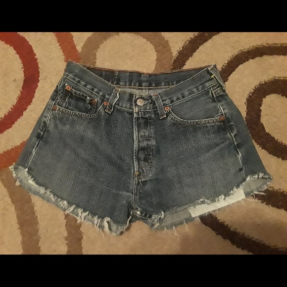 Levi's Pants - LEVI 501 JEAN SHORTS/COLOR: BLUE. SIZE: 28.